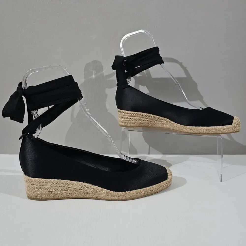 NWT Tory Burch Black Espadrilles - Picture 3 of 15
